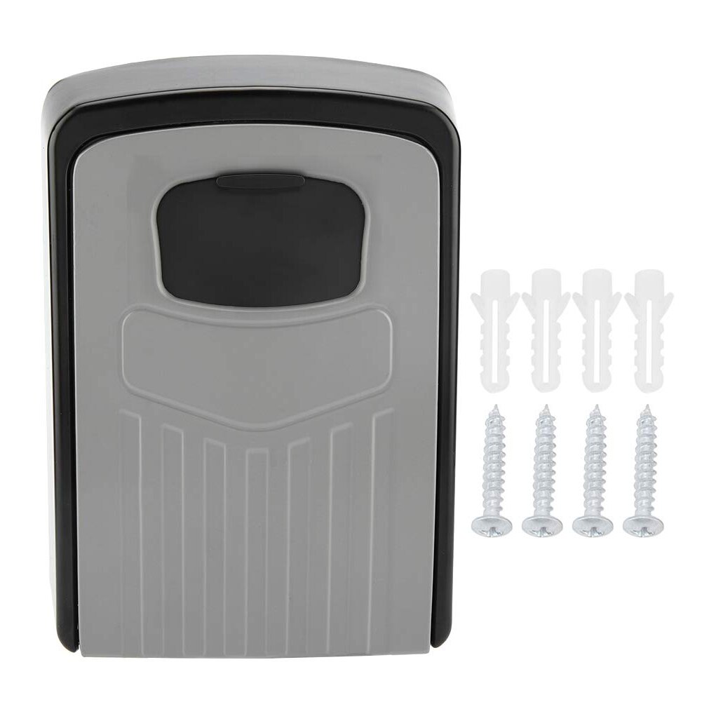 MOOL Key Box 4-Digit Adjustable Combination Password Key Box Premium Security Lock Organizer Wall-Mounted Key Storage Lock Box