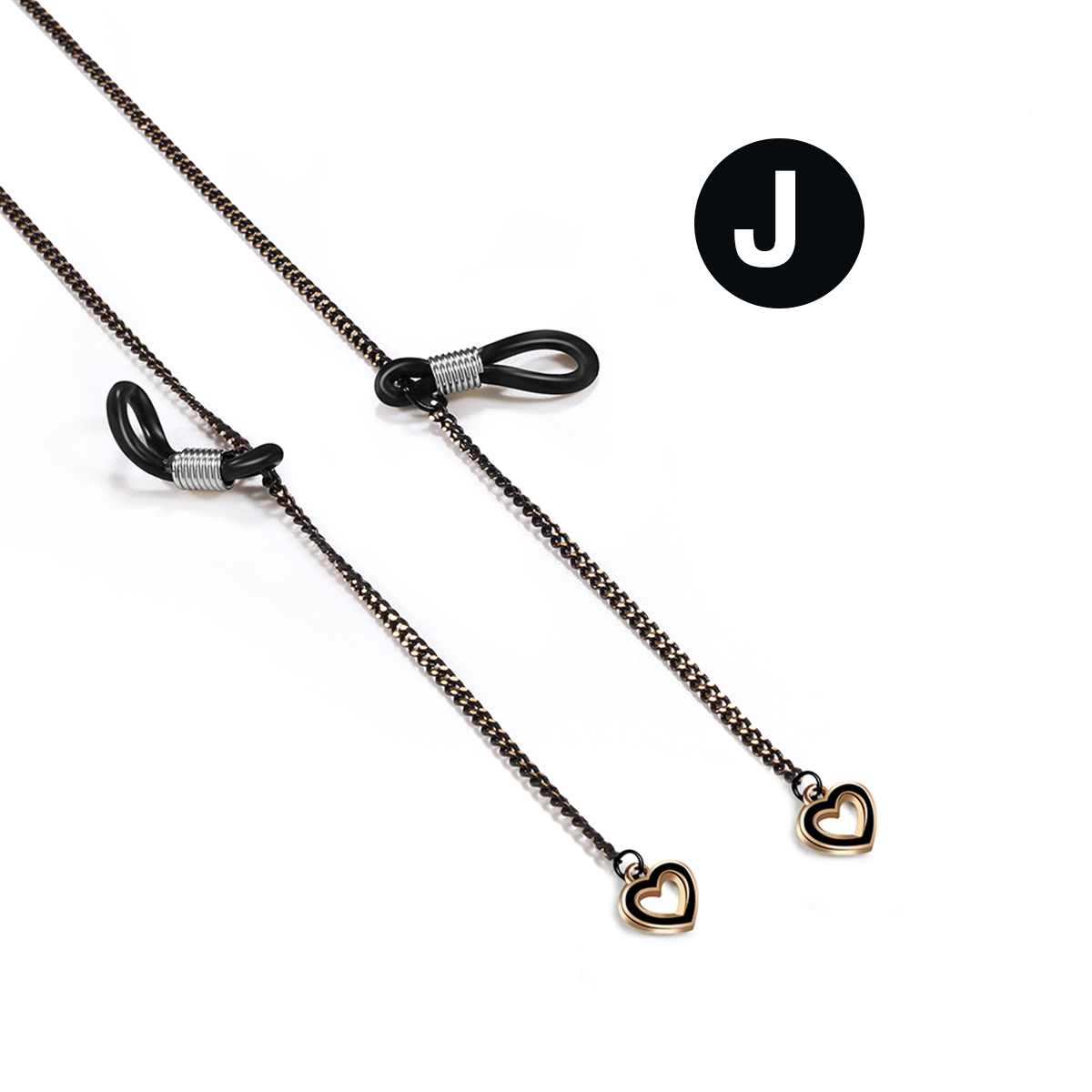 Zonnebrillen Lanyards Leesbrillen Slanke metalen koorden Brillenketting Brillenhouders optische frames touw: WHITE