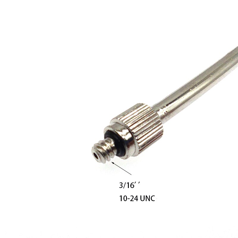 Buse de brouillard en laiton 200MM, filetage 3/16 pouce, tige d'extension de pulvérisation d'atomisation de brouillard, pôle Flexible 1 pièce