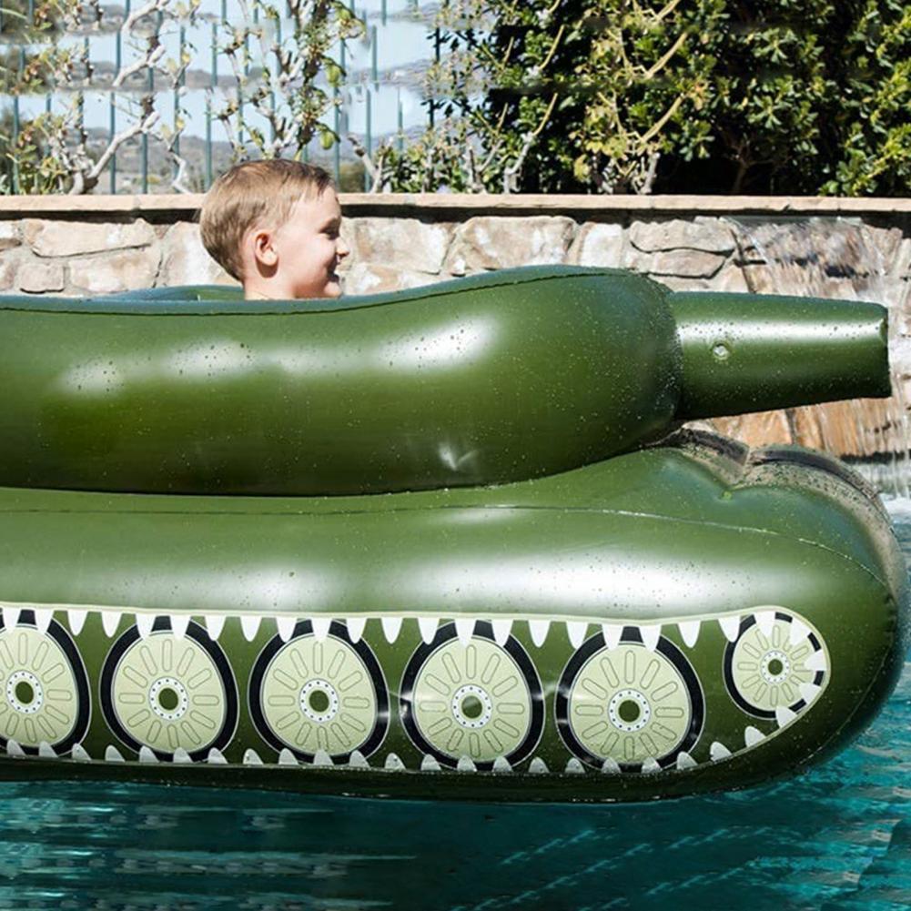 Summer inflatable tank adult pvc swimming pool water jet large and strong buoyancy floating bed outdoor swimming pool water toys