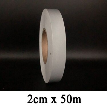 Self-adhesive High Visibility Safety Reflective tape DIY Reflective Tape For Clothing: 2cmx50m