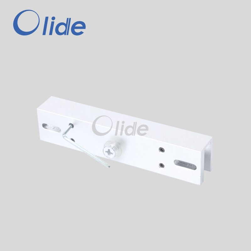 Aluminum Alloy Material Magnetic Lock Clip For Swing Glass Door, Glass Door Magnetic Lock Door Clip