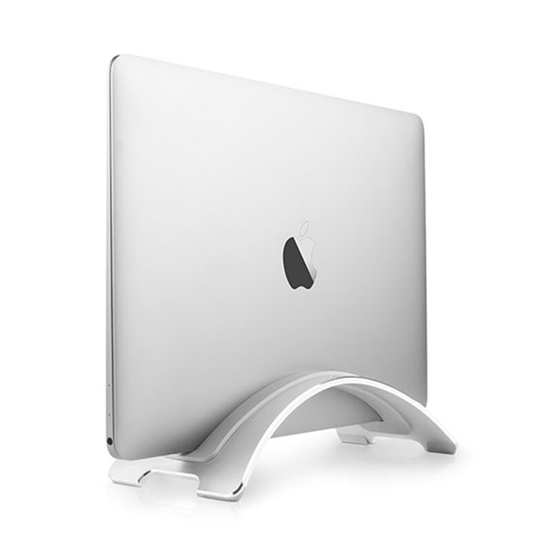 Aluminum Alloy Space-saving Laptop Vertical Stand Desktop Erected Holder for MacBook Pro Air Retina