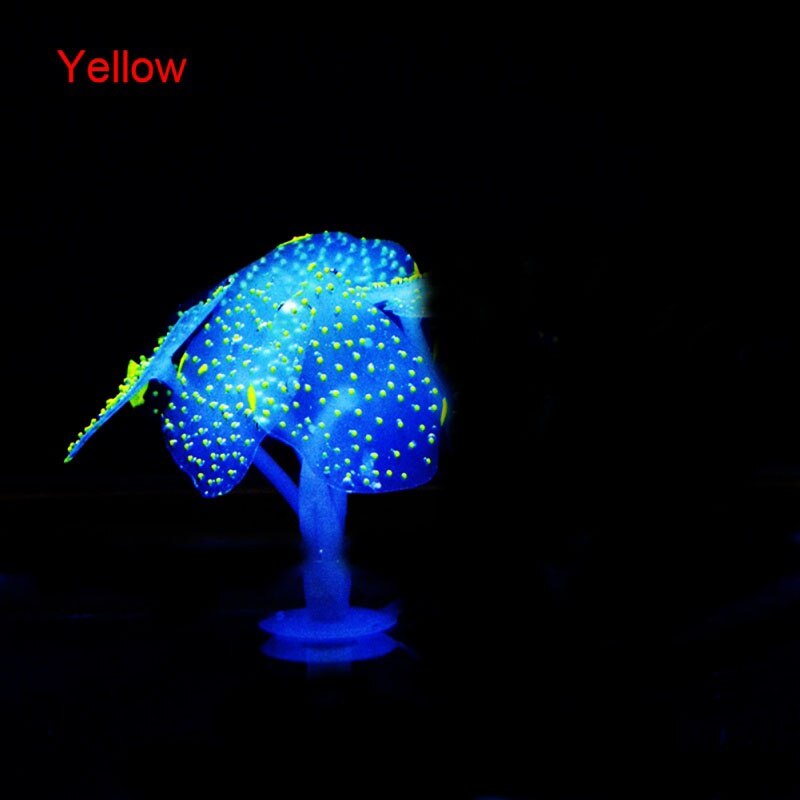 Nuttig Fluorescerende Vivid Kwallen Aquarium Decoratie Aquarium Kunstmatige Gloeiende Kwallen Siliconen Gesimuleerde Aquatic Plant
