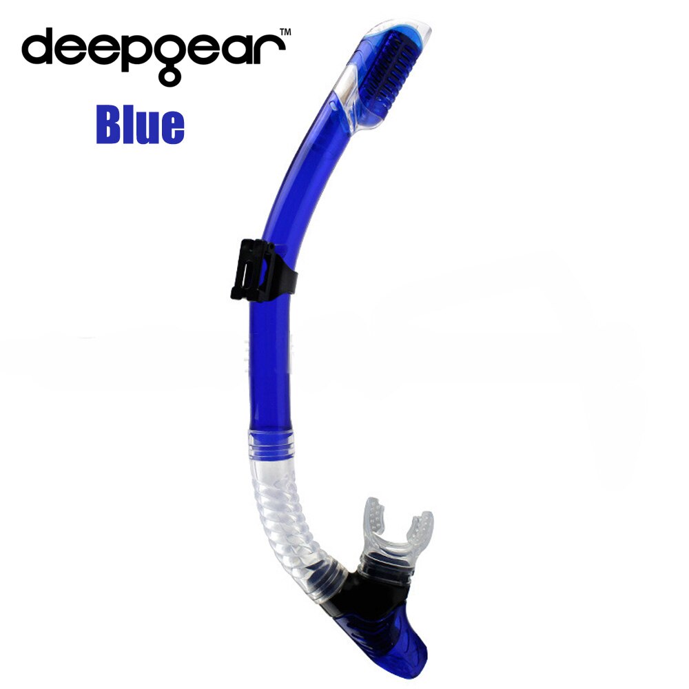 DEEPGEAR Swimming and diving snorkels for adult Full dry diving breath snorkel tube Silicone snorkel Top watersport swim gears