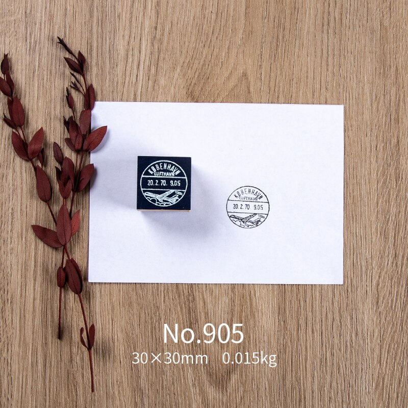 Vintage Stempel Collection Poststempel Label Houten Stempels Voor Scrapbooking Handgemaakte Kaart Diy Stempel Fotoalbum Craft