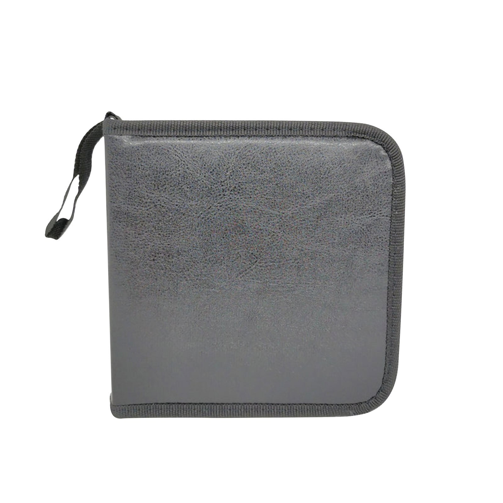 Doppelseitige aufbewahrungshülle für alben, dvd-organizer, schwarze schutzhülle, reißverschlussbox für zuhause, hartschalenetui für 40 discs, cd-tasche