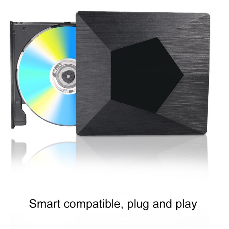 Grabadora de DVD externa USB 3,0, Unidad óptica externa USB/tipo C, unidad Universal de ordenador portátil de escritorio para/MacOS/Windows 1
