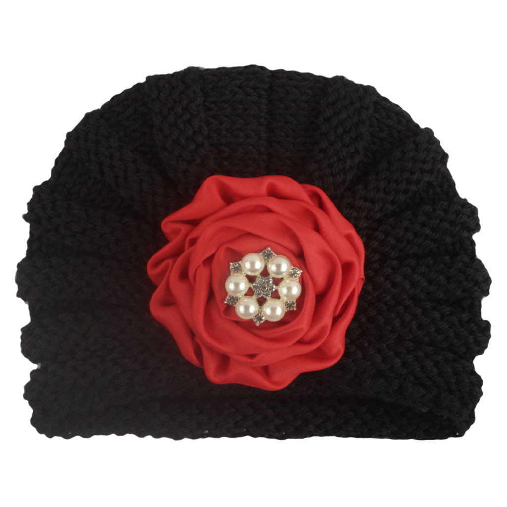 Baby Jongen Meisje hoed Warm Haak Knit Geknoopt Hoed Beanie Cap Europese en Amerikaanse Modellen warme herfst L1212: D