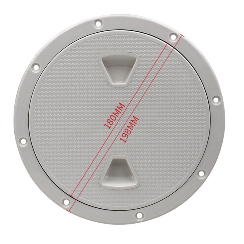 6 Inch Round Tight No Screw Anti-Corrosion Inspection Deck Plate for Boat Yacht Marine Access Hatch Cover