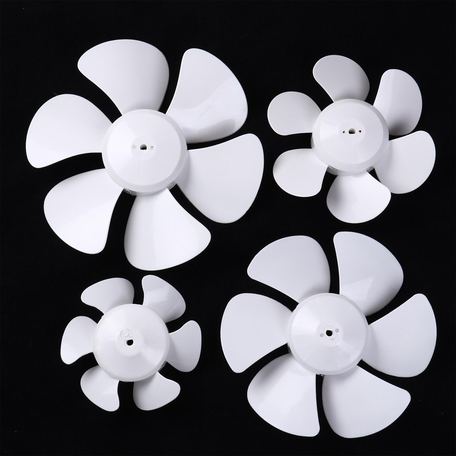White Plastic Vent Fan Blades Replacements Cooling Fan Blades Vent Range Hood Fan Blades for RV Bathroom Kitchen Vent Fan