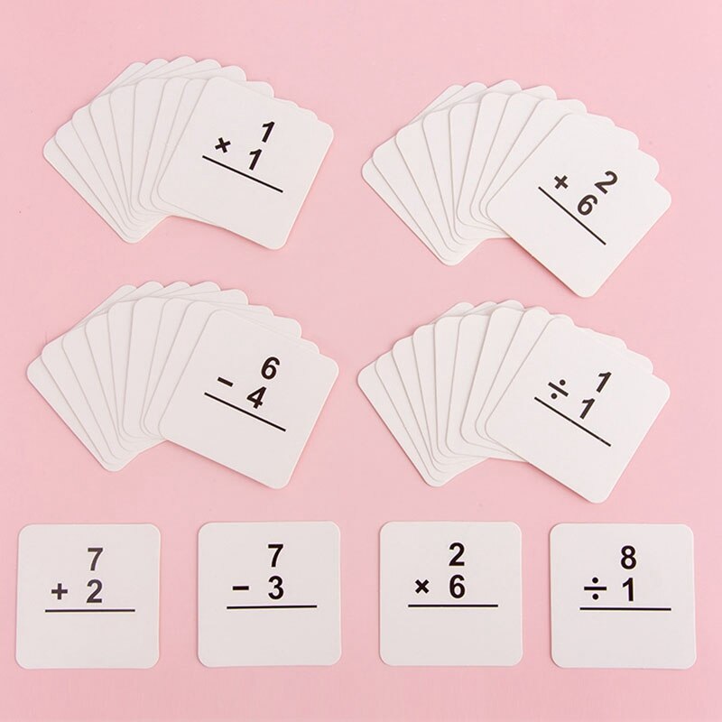 Trælegetøj matematik matematik addition subtraktion multiplikation division tælle læring uddannelse børn legetøj
