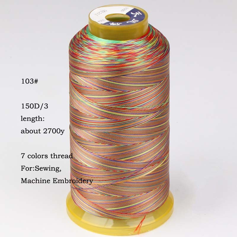Cuerda de Nylon 100% de alta tenacidad 300 metros 0,6 MM hilo de hilo blanco/Negro/marrón para red de pesca Sheo reparación bolsas artesanales cometa: 103 nylon 150d