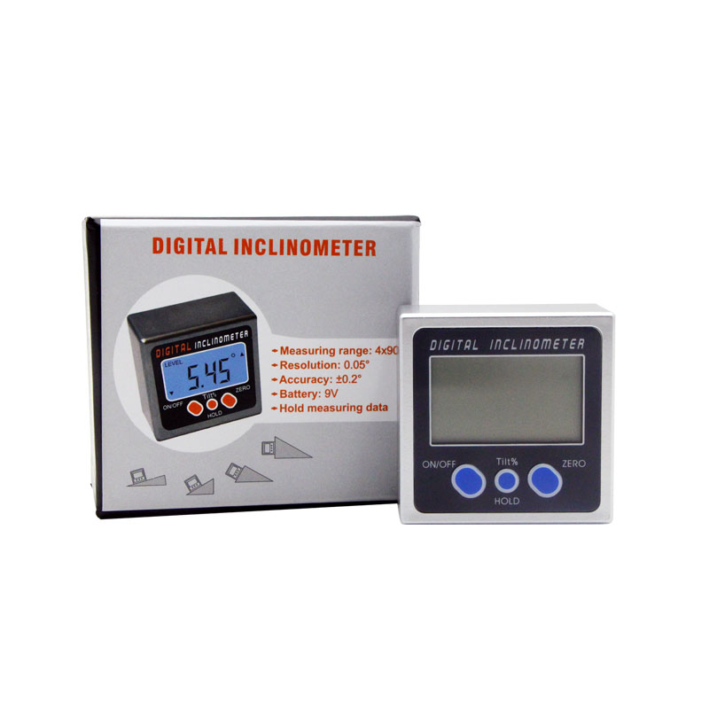 SHAHE Digital Angle Gauge Level Protractor Angle Finder Bevel Gauge Inclinometer with Magnetic Base Electronic Angle Gauge