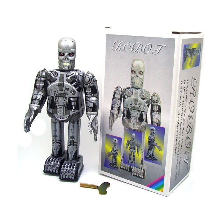 MS288 terminator wind up robot collection toys tintoy tin toys bar decoration toy