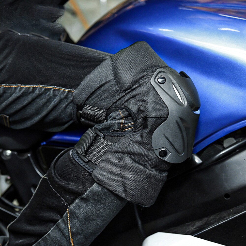 Motorfiets kniebeschermers motocross kniebescherming moto race beschermende kleding motorfiets kniebeschermer mtb knie