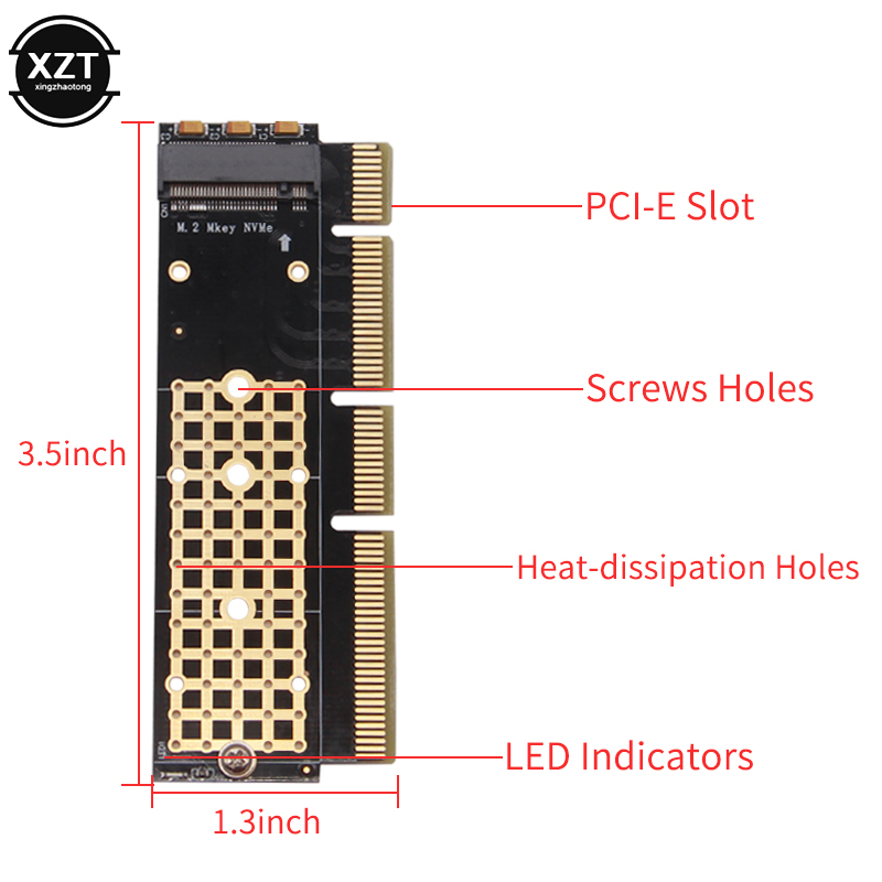 M .2 nvme sovitin ssd pcie kortille  m2 avain m ajuri silikonijäähdytystyynyllä kiintolevysovitin tuki pcie  x4 x 8 x 16 paikka