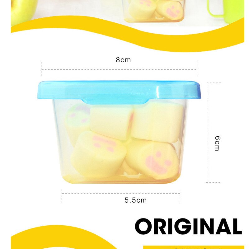 Baby Food Freezer Storage Containers Safe Kids Food Supplement Box Portable Leak-Proof Snacks Fresh Food BPA Free