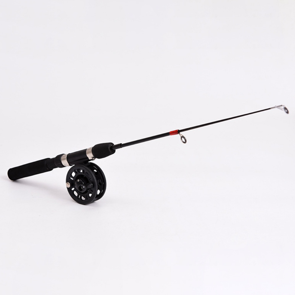 Mini Telescopic Ice Fishing Rod Sea Fishing Rod Fishing Pole River Shrimp Carbon Fiber Fishing Rod Tackle Portable