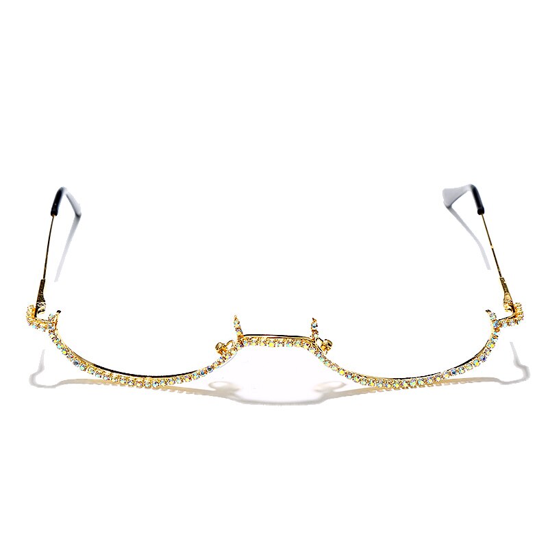 Rhinestone Eyeglass Frames Diamond Sunglasses Frames For Women Diamond Eye Glasses Frames For Men Eyewear Sunglasses Decoration: 1