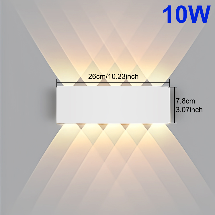 Telescoop Led Wandlamp ABS Outdoor IP65 Waterdichte Witte Wandlamp Voor Huis Villa Tuin Binnenplaats Veranda Trap Gang Licht: Licht Groen / RGB