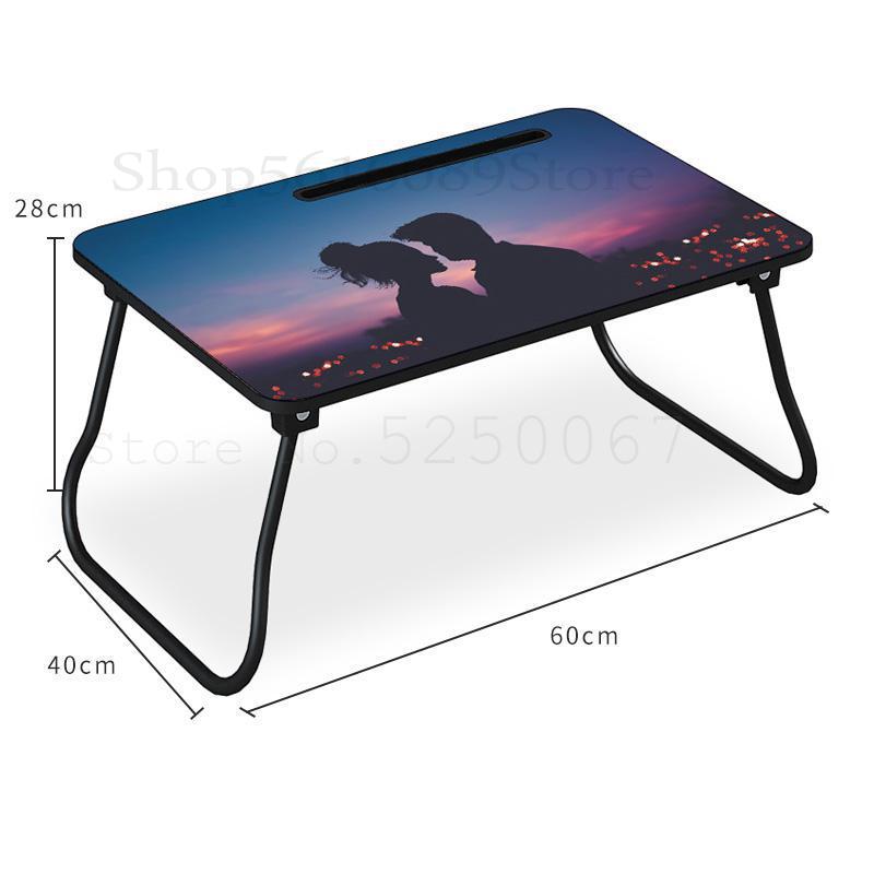 Bed Desk Can Be Folded Lazy Dormitory Computer Small Table Bedroom Sits On Students'dormitory Tatatami Upper And Lower Beds: Model 13