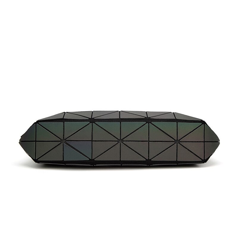Bao Bags Women Handbag Geometry Totes Sequins Mirror Saser Plain Folding Shoulder Bags Luminous Bag Bao Hologram bolsa