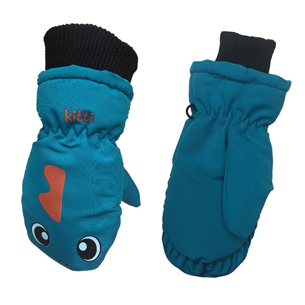 Kinder waterdichte winter warme handschoenen mooie meisjes jongens ski handschoenen snowboard handschoenen motor winddichte sport handschoenen: D