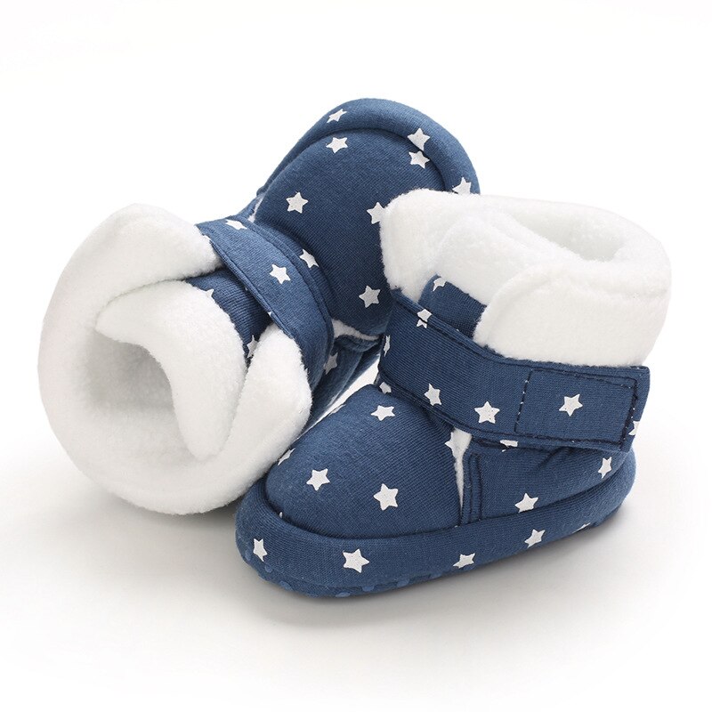 bambino ragazzo GirlsSocks Scarpe bambino Solido Prewalkers Stivaletti in Cotone di Inverno Morbido anti-scontrino Caldi Appena nato infantile Scarpette Da Culla 0-18M