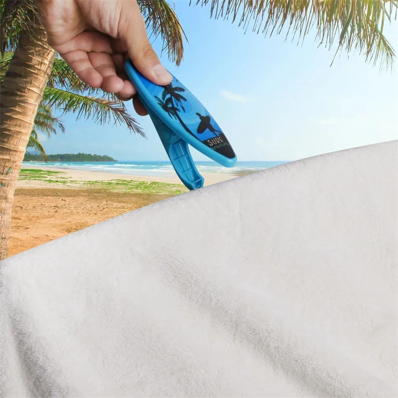Simpatici asciugamani da spiaggia in plastica clip per lettini prendisole prendisole animali decorativi mollette per vestiti grandi stendibiancheria clip di fissaggio