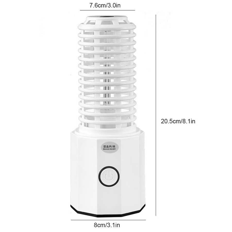 Portable USB Rechargeable Ultraviolet Ozone Cleaning Lamps for Home Bathroom Office UV Ozone Lamp