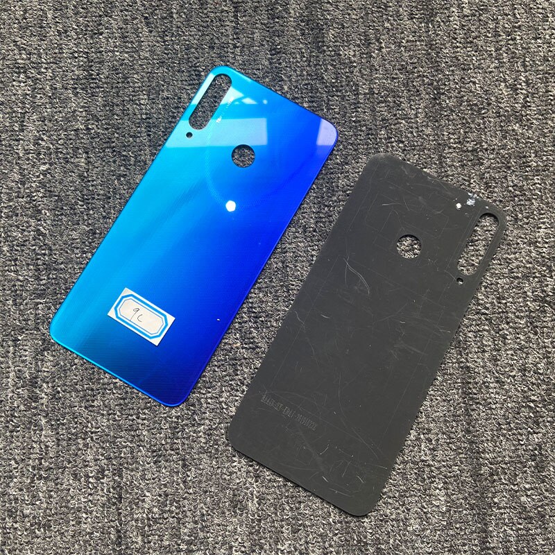 Coque arrière de 6.39 pouces pour Huawei Honor 9C LX9, boîtier de batterie, avec adhésif,: blue