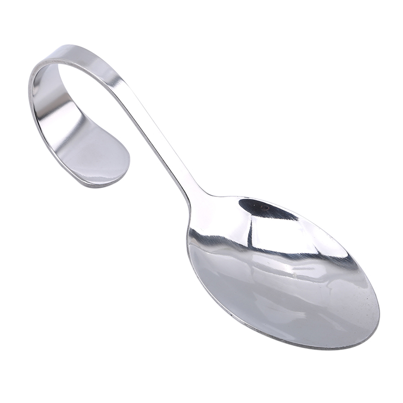 empuñadura curva redondo cuchara punta cuchara Tenedor de ensalada postre cucharillas accesorios de cocina