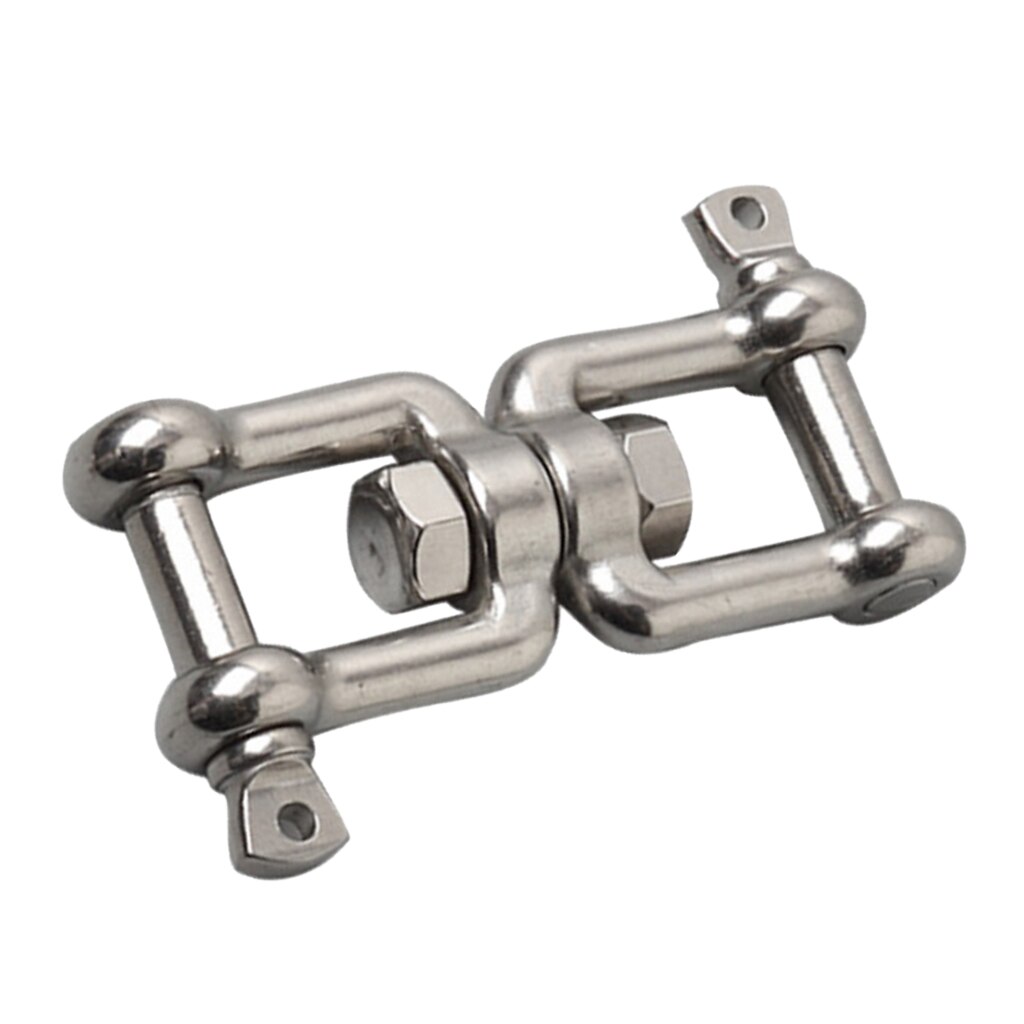 Boat Jaw Anchor Chain Swivel Connector Shackle - 316 Stainless Steel - 8mm/10mm/12mm