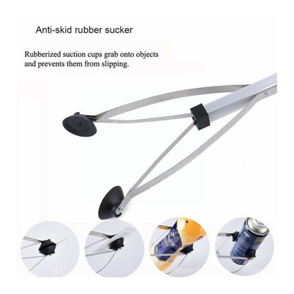 Aluminum Alloy Foldable Grabber Extender Pick Up Grabber Garbage Sanitation Foldable Clip Tools Tool Rubbish Claw Pickup Cl P3B7