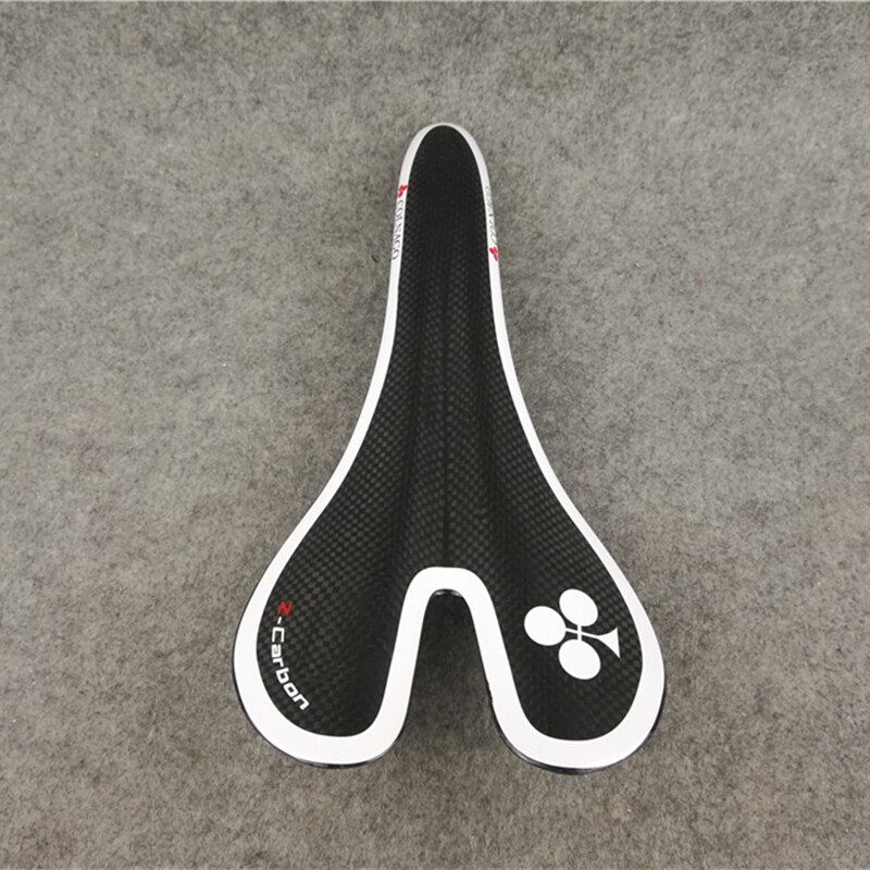 Full Carbon Fiber Zwart-Wit 3K Glossy Colnago Carbon Racefiets Zadel Zetel