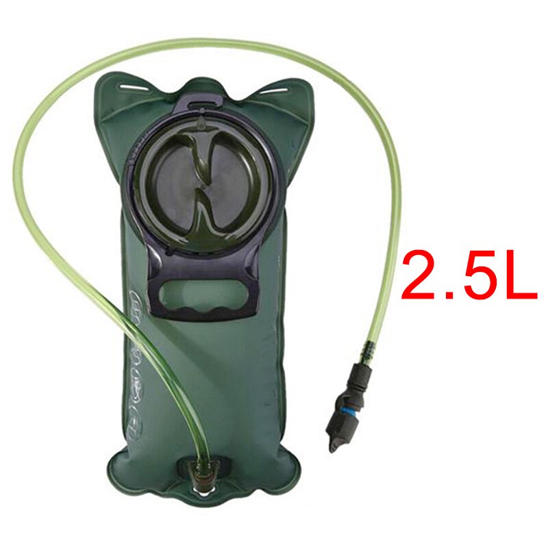 3L 2.5L 2L Fietsen Rugzak Waterzak Bag Outdoor Wandelen Hydration Bag Camping Back Zachte Fles Water Zakken: Green 2.5L