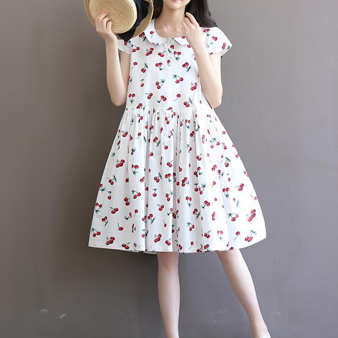 Escuela Japonesa uniformes Anime Cosplay Sailor traje estilo universitario pequeño fresco cereza estampado chicas dulces y lindas estudiante vestido M-XL