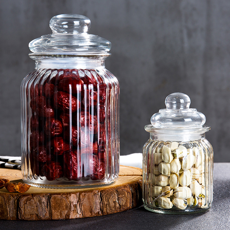 Honungsglas flaska fruktsås flaska spannmålsenzym flaska pickle pickle burk förvaringsburk glasburk hemliga stash glasburkar