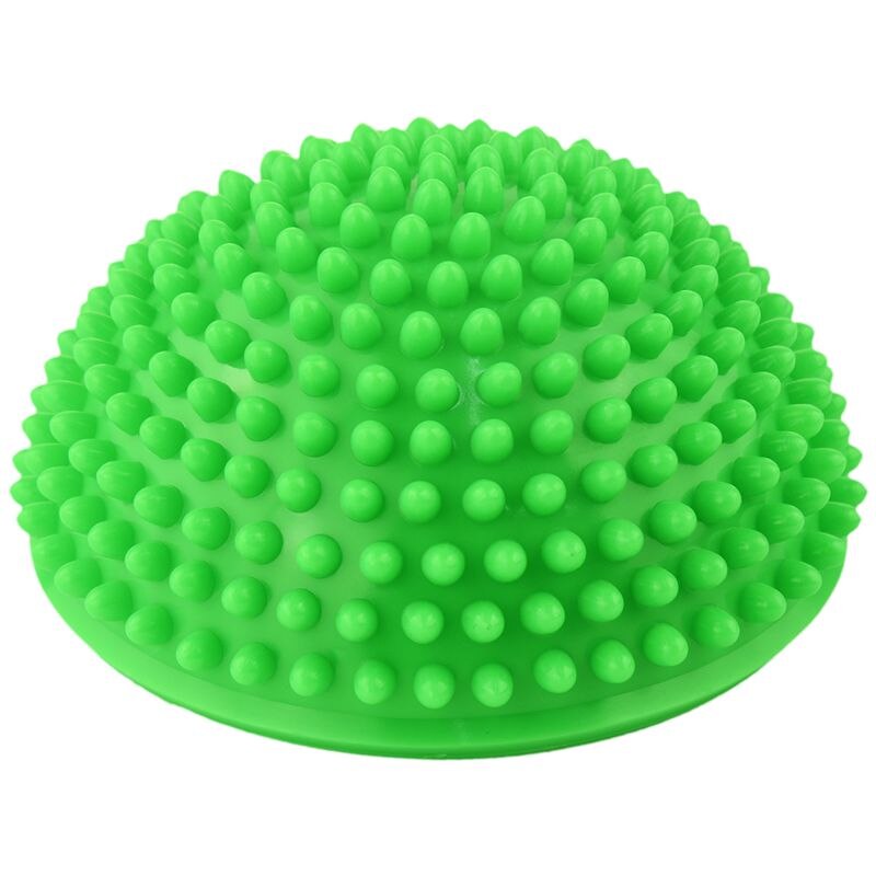 Media pelota para Yoga aparato físico Fitness pelota de equilibrio de ejercicio Punto de masaje pasos equilibrio pods gimnasio, YoGa, Pilates gree: Default Title