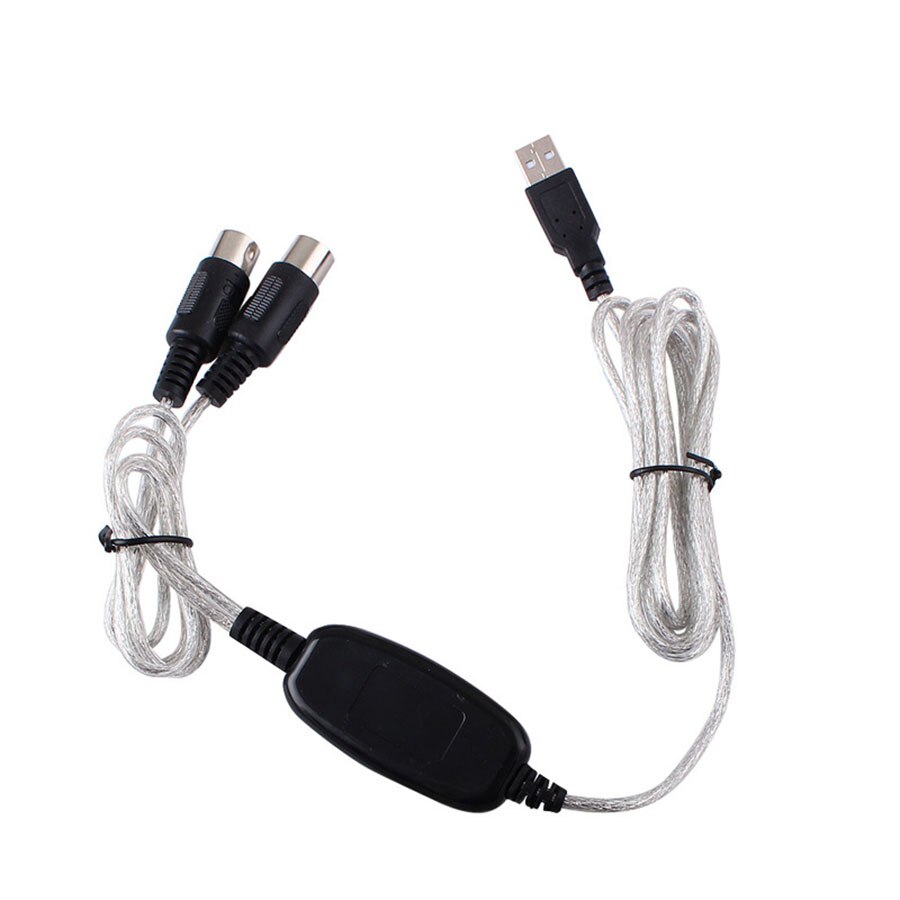 2M Usb Midi Kabel Usb In-Out Midi Interface Kabel Converter Pc Naar Music Keyboard Cord