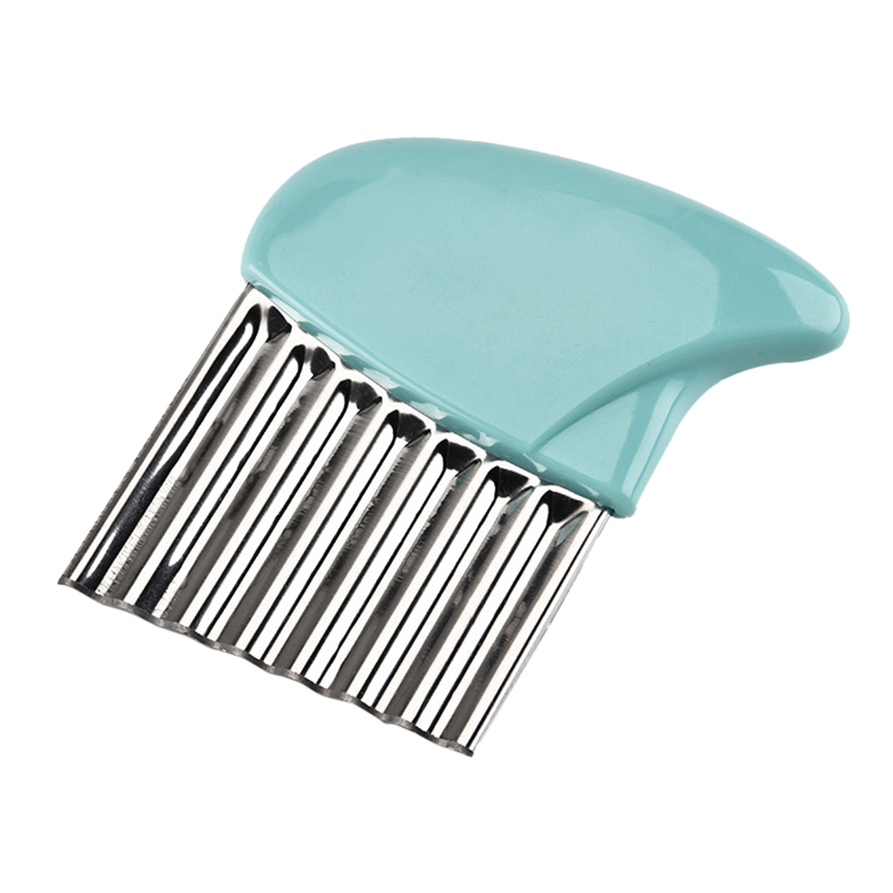 Useful Stainless Steel Carrot Vegetable Corrugated Cutter Slicer Potato Chips Corrugated Kitchen Knife wrinkled potato chips: WWG2780