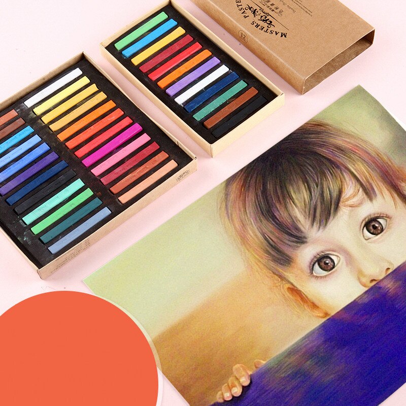 Color Crayon Set Art Drawing 12 24 36 48 Colors Painting Crayons Soft Dry Pastel Artist Student Graffiti Painting Drawing Pen