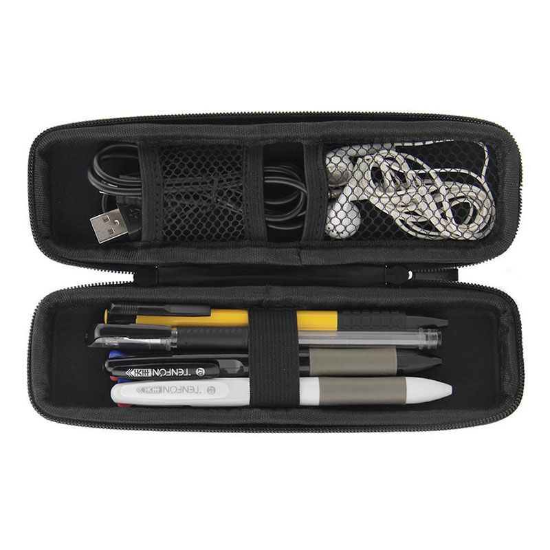 EVA Hard Shell Stylus Pen Pencil Case Holder Protective Carrying Box Bag Storage Container for Pen Ballpoint Pen Stylu USB Cable