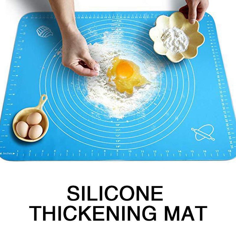 Kneading dough mat silicone Thick Non-stick Rolling Mats Pastry Accessories Sheet Pads Kitchen Cookie Cake Baking Mat Tools