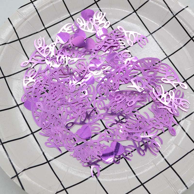 15g scintillant amour coeur lettres paillettes confettis accessoires de fête de mariage confettis mariage jeter Table décoration fournitures