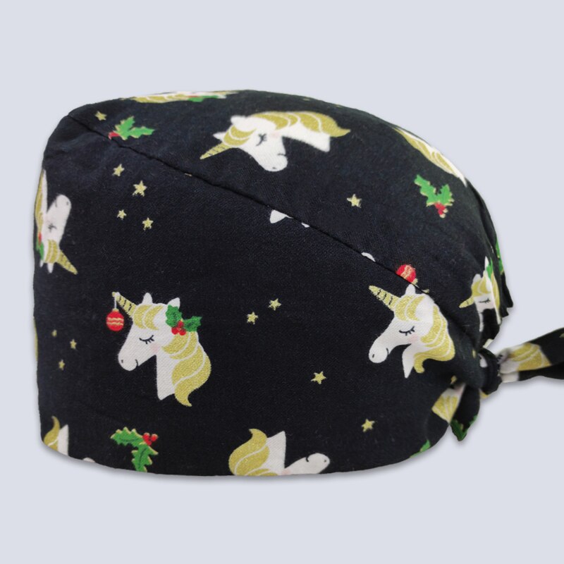 Sombrero de enfermera para médico y cirugía, gorros quirúrgicos para laboratorio, tienda de mascotas, médico, enfermería, para quirófano, para mujer, novedad