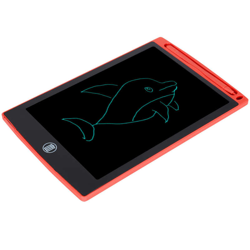 Touch Pad 8.5in LCD Writing Tablet Portable Handwriting Board Erasable Copying Drawing Pad for Kid Drawing Board Supplies: Red