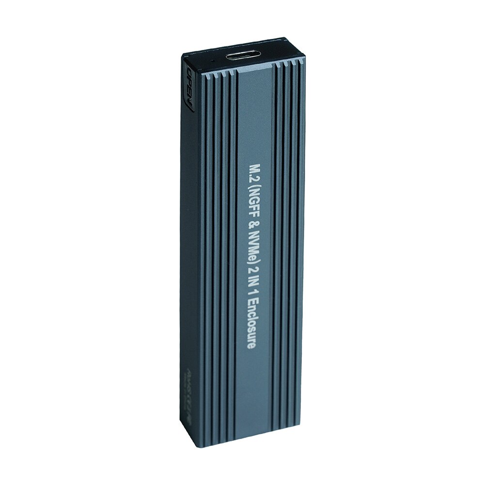 Carcasa de SSD M2 NVMe, adaptador de SSD M.2 a USB 3,1 con protocolo Dual OTG para NVME PCIE NGFF SATA M/B Key 2230/2242/2260/2280