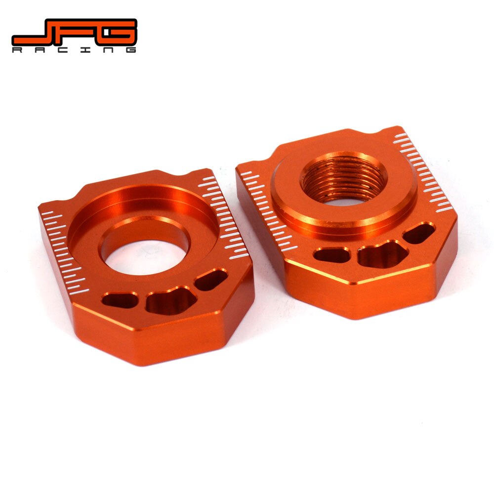Moottoripyörän cnc -takaketjun säätöakselin lohkot malleille ktm sx sxf xc xcf exc excf xcw xcfw 85 125 150 200 250 300 350 450 525 530